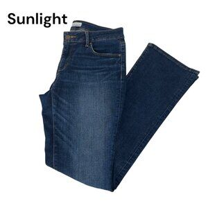 Ann Taylor LOFT Womens Curvy Bootcut Jeans Size 4/27 Blue Medium Wash Denim